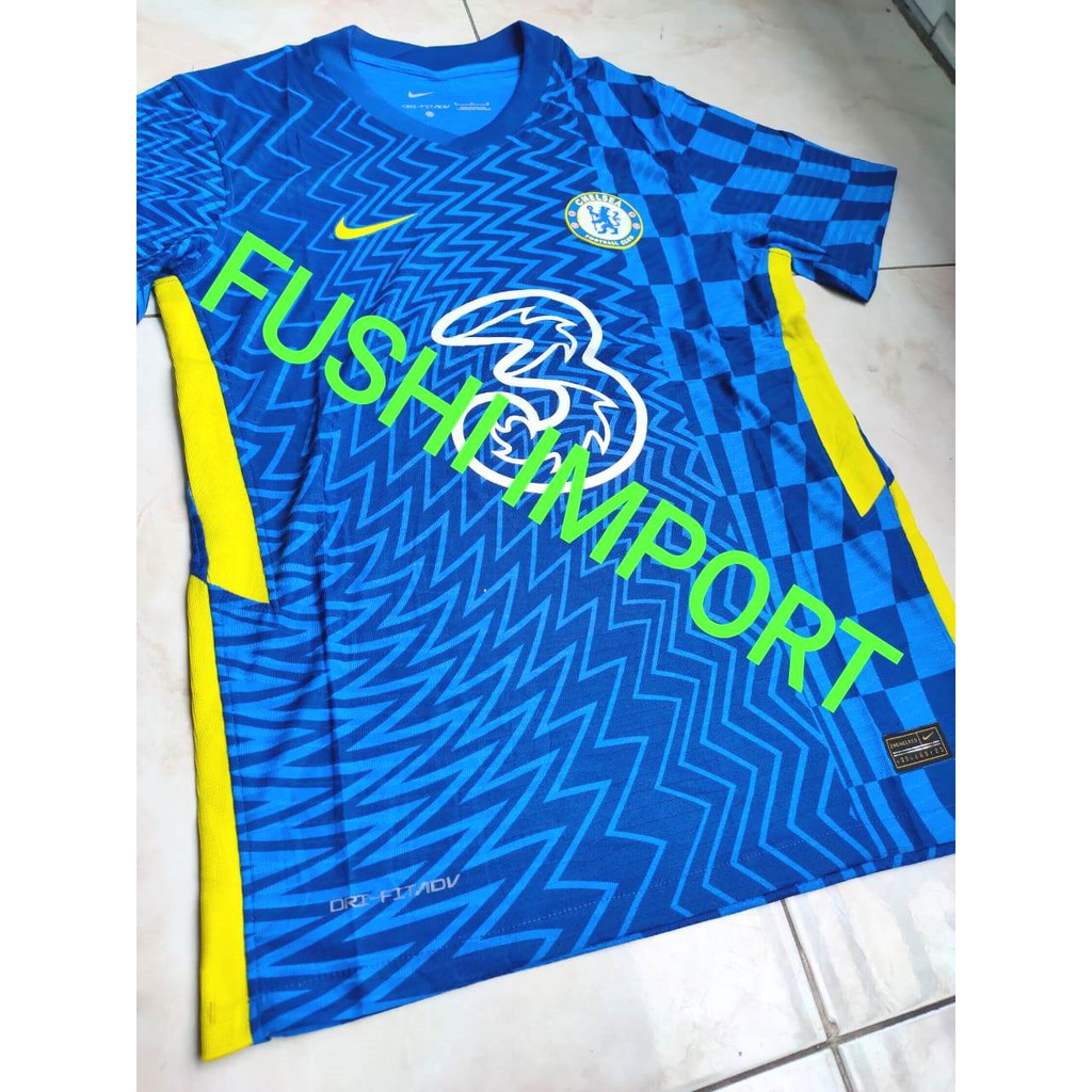 PLAYER ISSUE DRIFIT ADV - JERSEY BOLA CHELSEAA HOME 2021-2022 VAPORKNIT HQ IMPOR