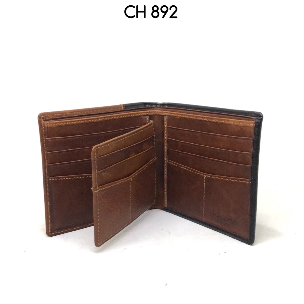 dompet kulit pria CH Rib&amp;Repair super premium full kulit sapi grade A