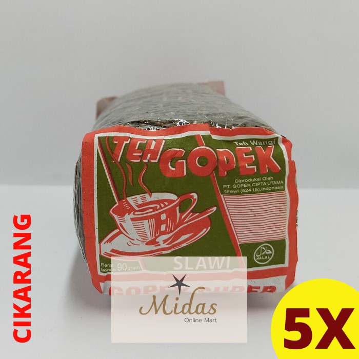 

Teh Gopek Super Kaca ONS 5 Pcs