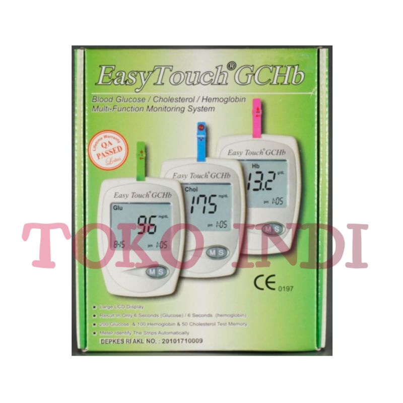 EasyTouch GCHb/EasyTouch GCHb 3 in 1/cek Gula,cholestrol,hemoglobin