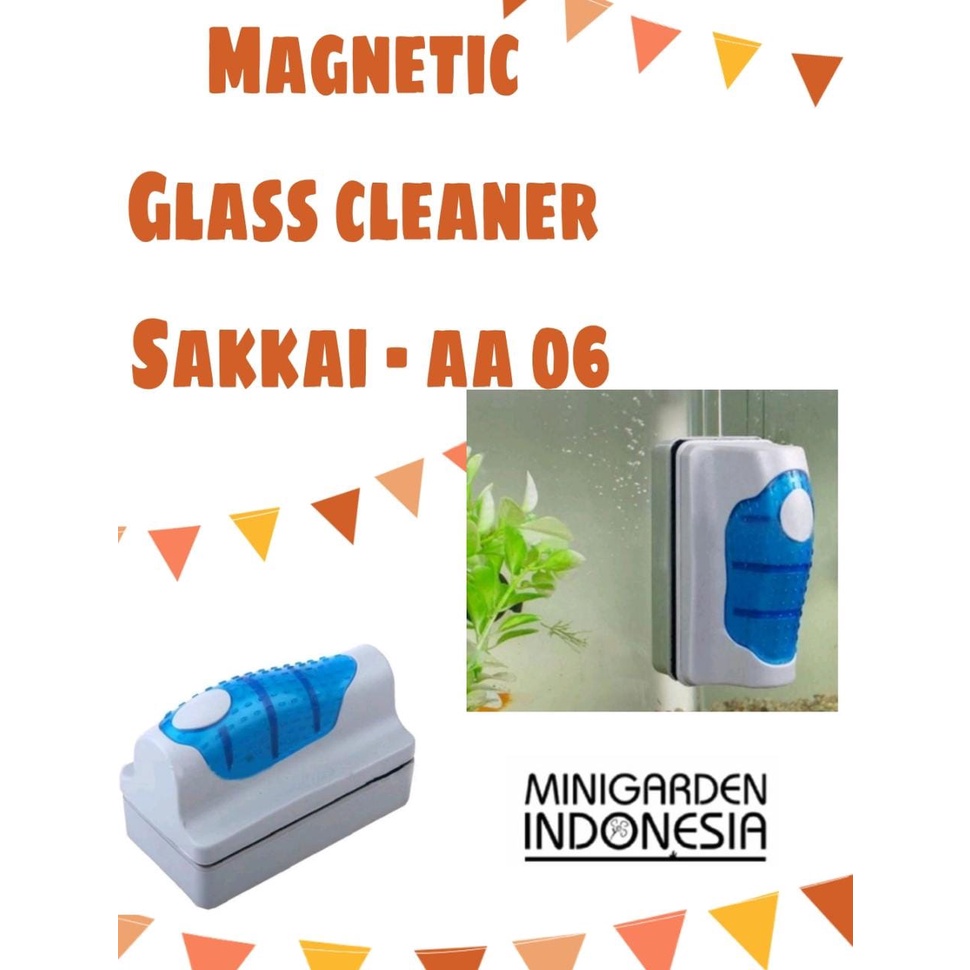 SAKKAI PRO AA-06 MAGNETIC GLASS CLEANER PEMBERSIH KACA AQUARIUM 6 CM