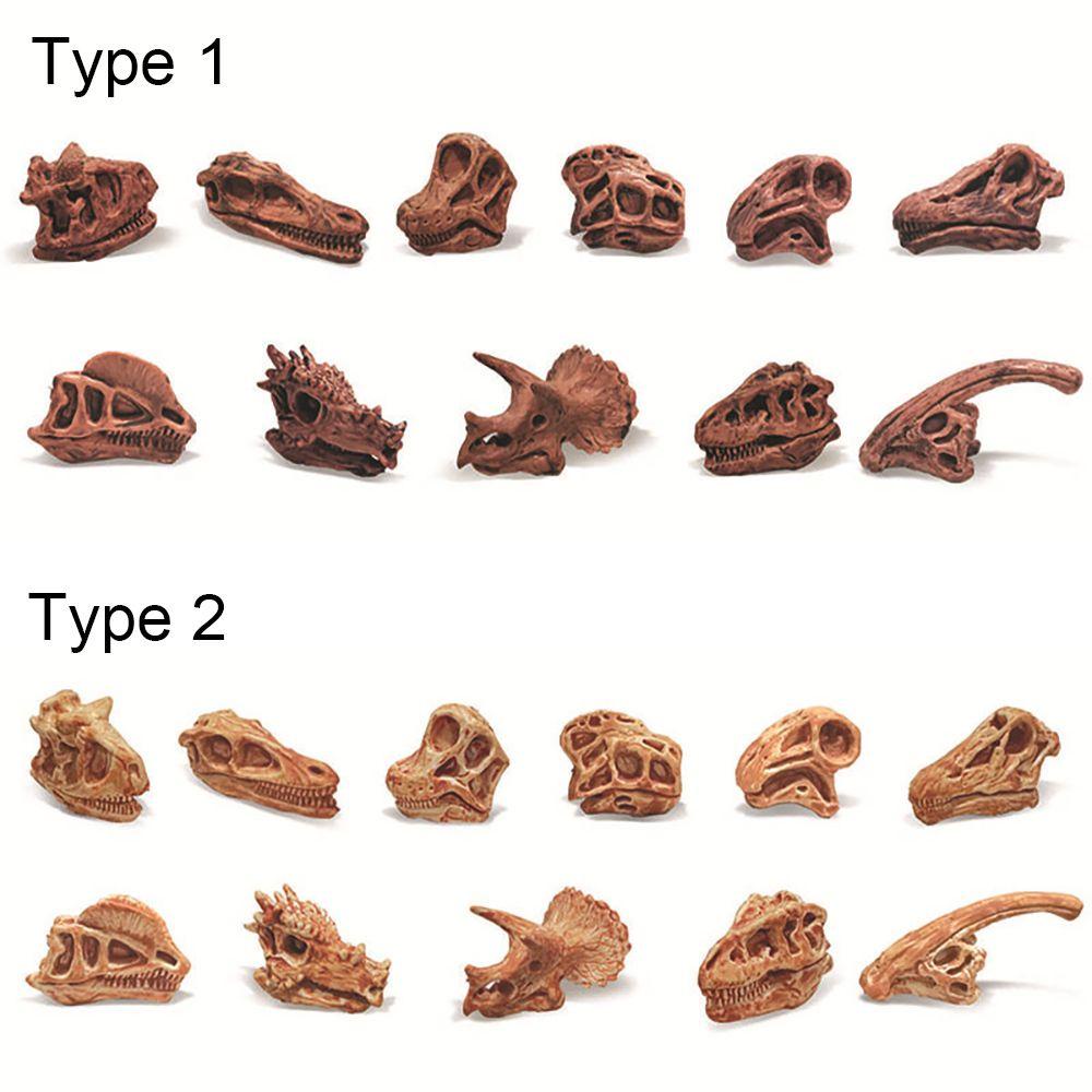 11pcs Dinosaurus Bunga|Mainan Model Tyrannosaurus Rex Untuk Edukasi Dini Anak