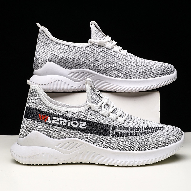 Sepatu Sneakers Pria Cowok SL12 casual Slip on running jalan olahraga sport import impor fashion Kor