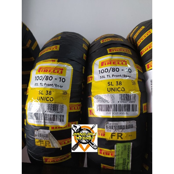 ban pirelli SL 38 unico ukuran 100/80 ring 10 for vespa