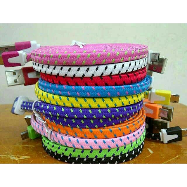 Kabel Data Charger Model Tali Sepatu