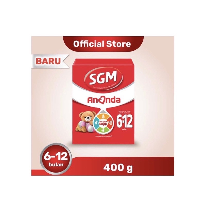 SGM Ananda 2 Susu Formula Bayi 6-12 Bulan 400 g