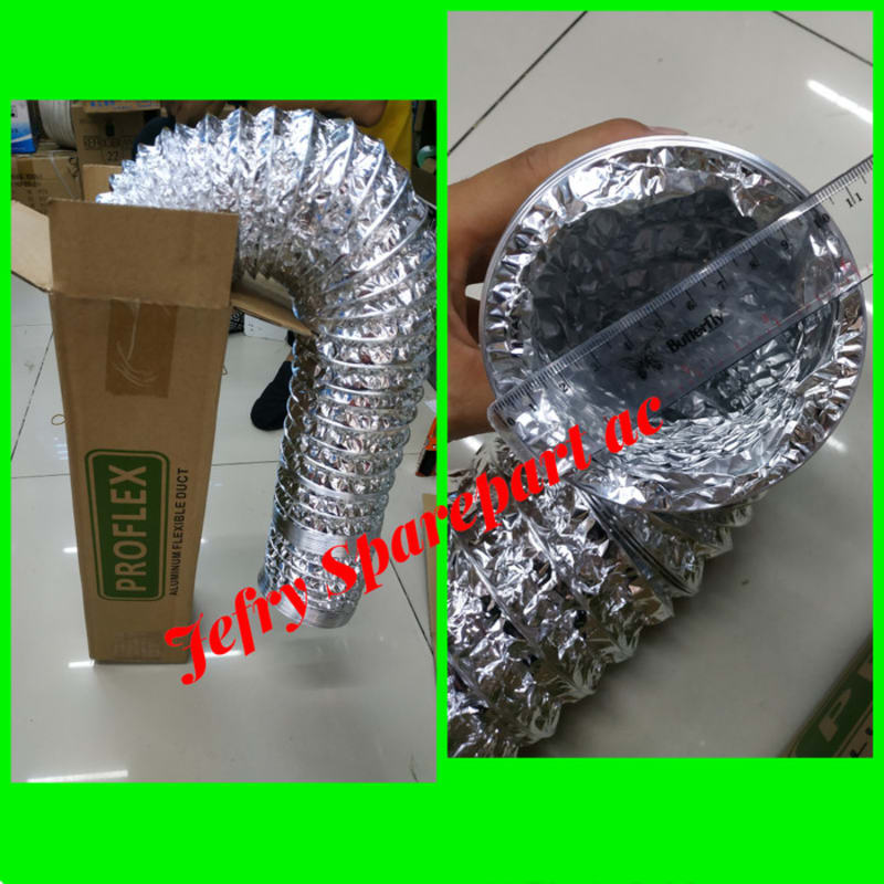 FLEXIBLE DUCT HOSE DUCTING 4" SELANG Exhaust Cerobong AC Portable 10m