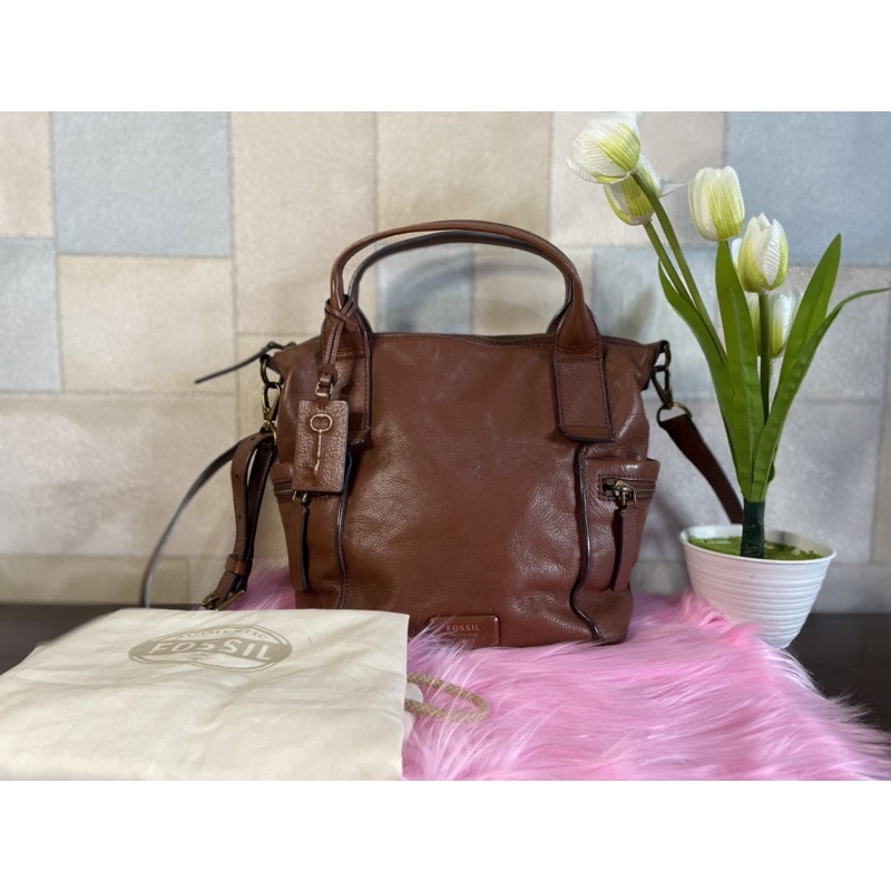 Tas Fossil Emerson preloved original