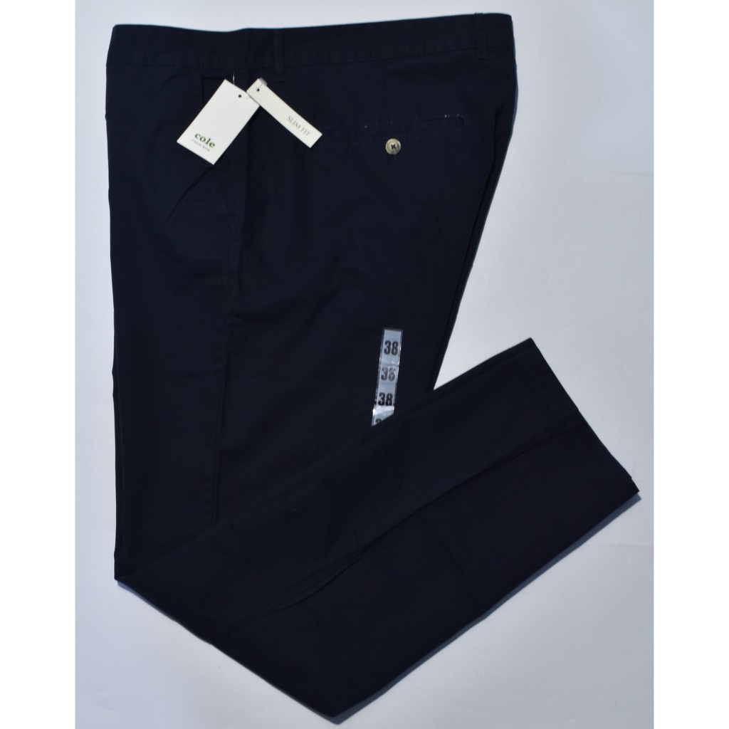 Celana Panjang Pria COLE Chinos NAVY BF30 ORIGINAL & REAL PICTURE
