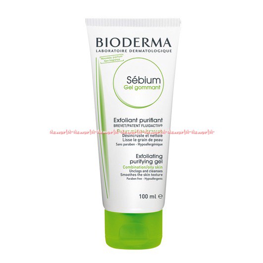 Bioderma Sebium Gel Gommant Exofolliant Purifiant 100ml Sabun Pembersih Wajah