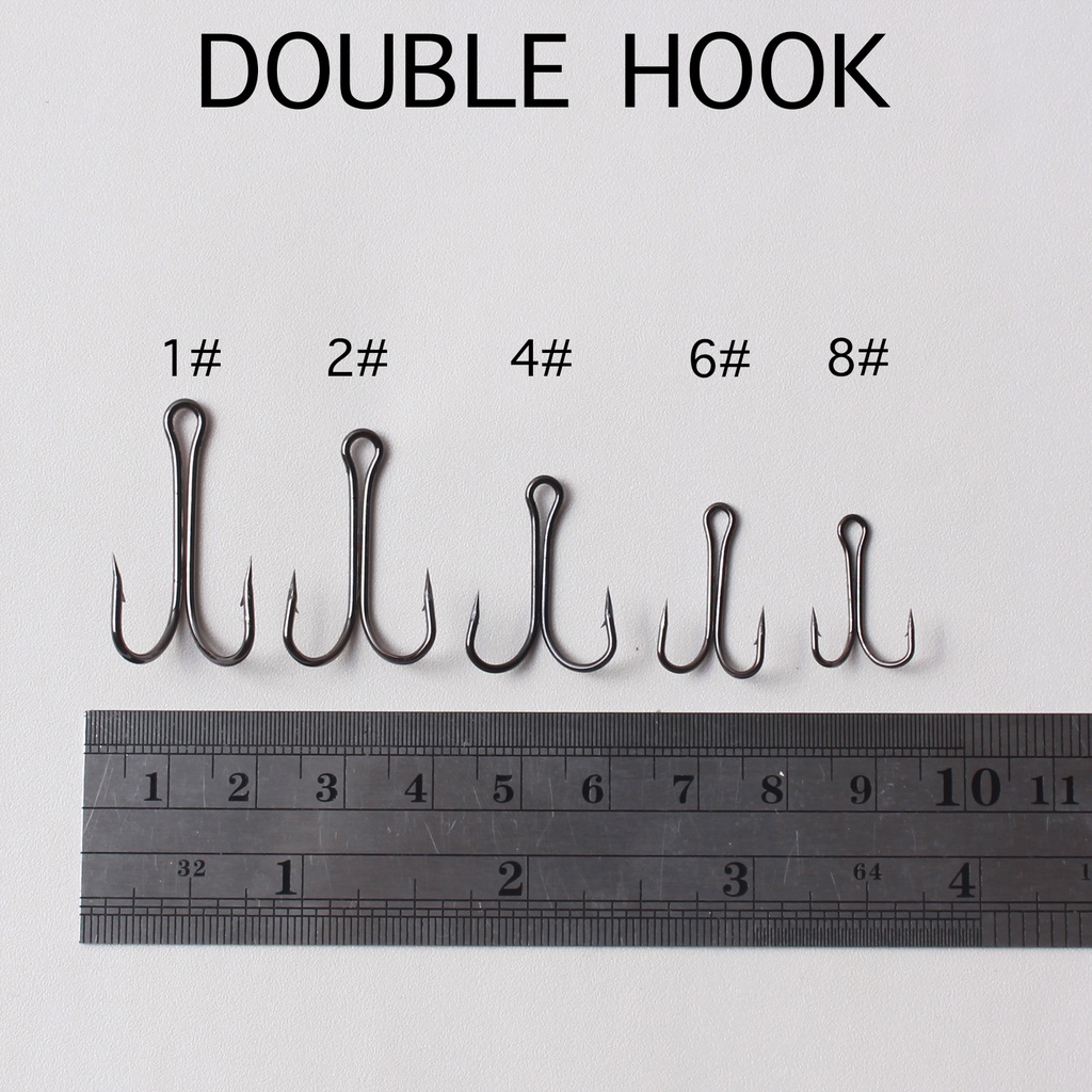 Double Hook Kail Pancing Mata Kail