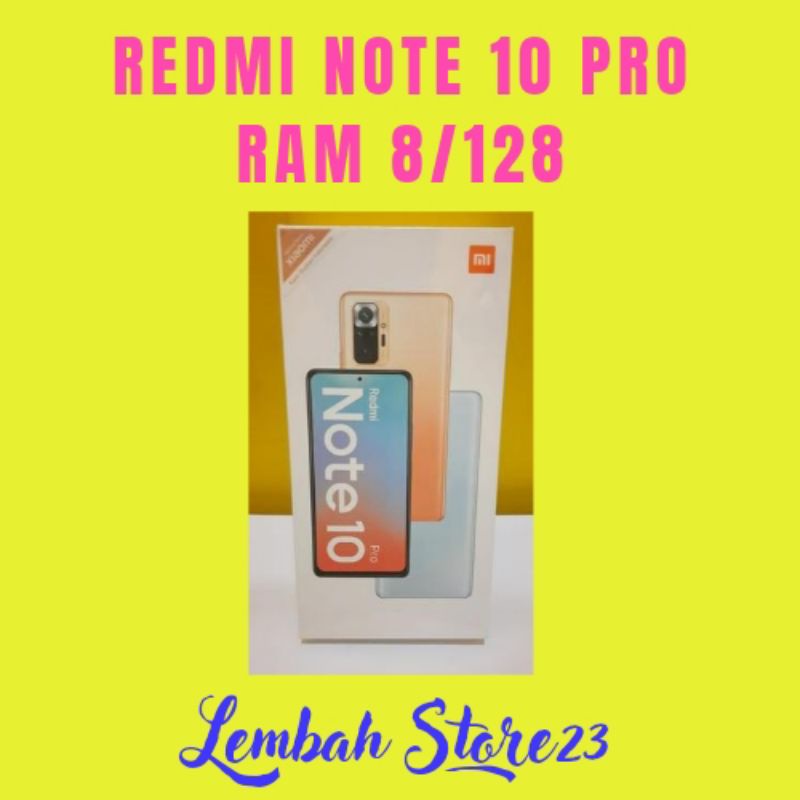 Xiaomi redmi note 10 pro 8/128 garansi resmi