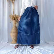 ROK JEANS PLISKET / JEANS PLISKET SKIRT Variasi Sambungan