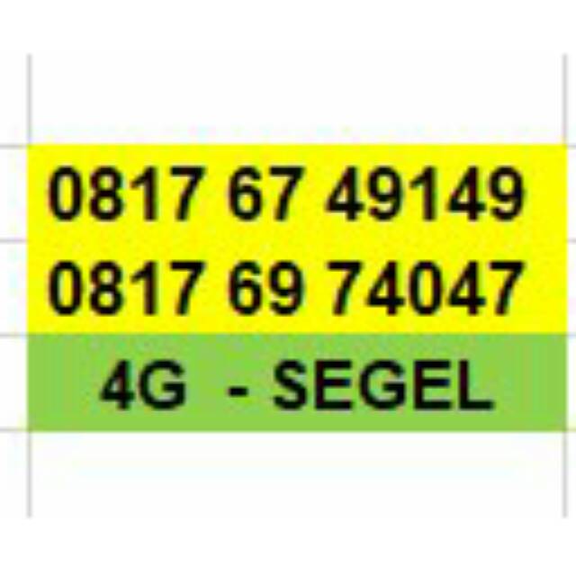 Kartu Perdana XL Axiata 11 Digit Angka Nomor Nomer Cantik Nocan Murah Rapih 69 CERMIN 4G LTE Super
