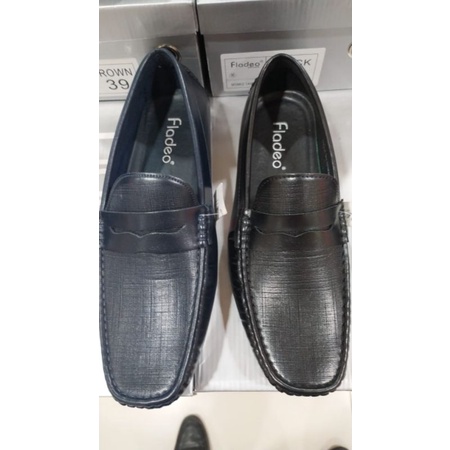 FLADEO sepatu mocasin pria