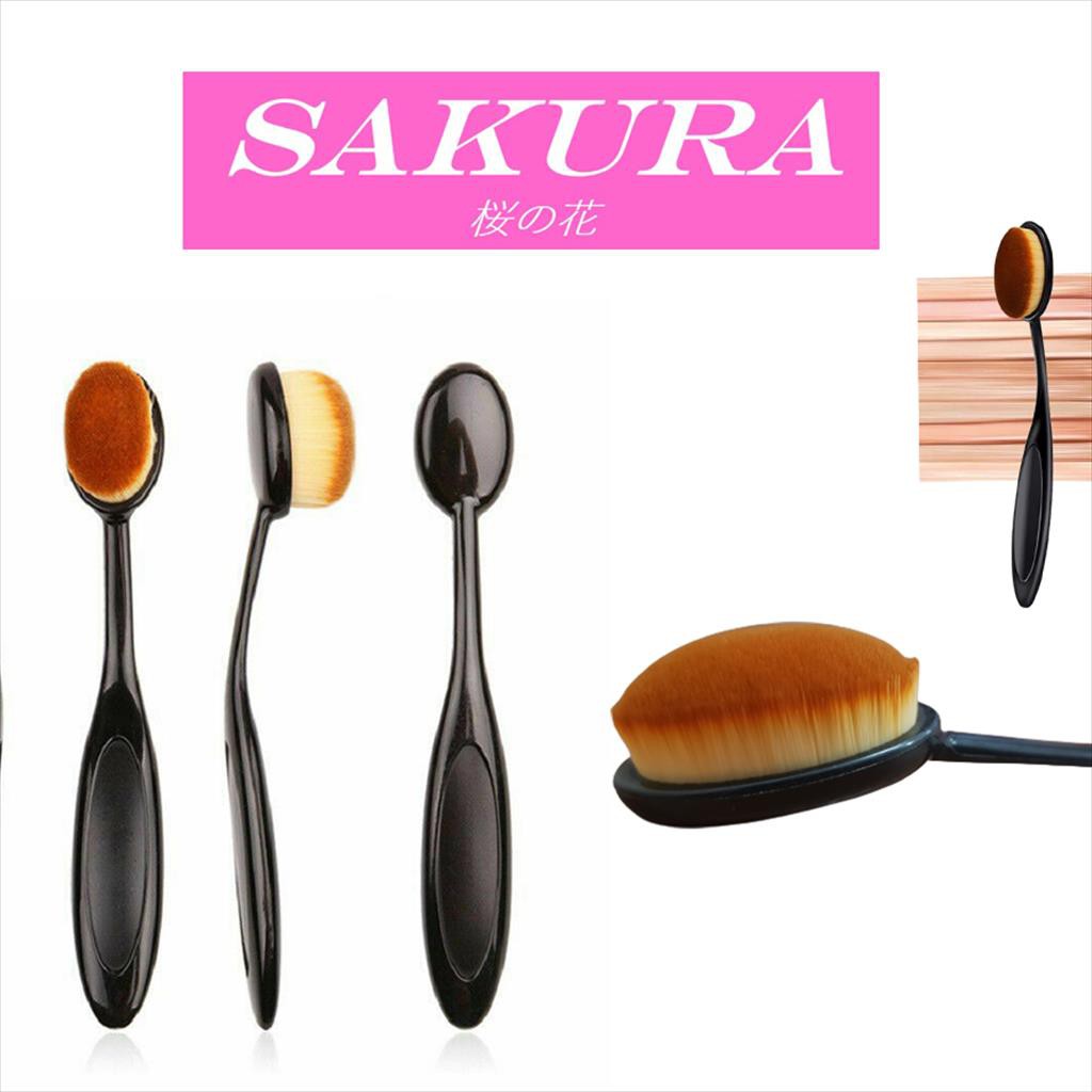 SAKURA Kuas Foundation Oval/ Brush Foundation/ Brus Make Up 1029