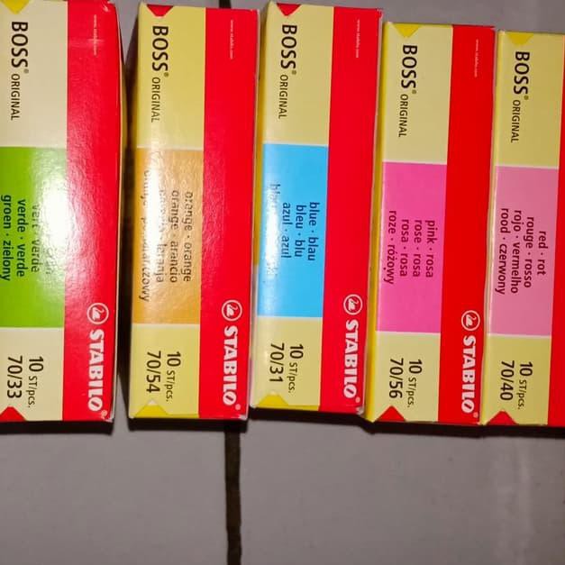 

OV STABILO BOSS ISI 10 PCS ✤