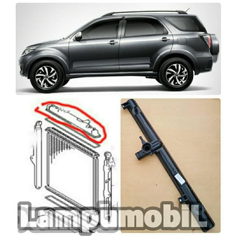 UPPER TANK / KEPALA RADIATOR DAIHATSU TERIOS. TOYOTA RUSH