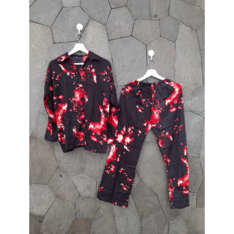 Pajamas Piyama Setelan Rayon Best Seller BUKAN DITSY BUKAN ATELIER ANGELINA