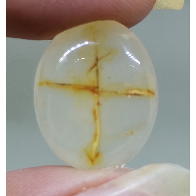 Batu Akik unik Gambar Salib Tapak jalak  Bagus Berkualitas