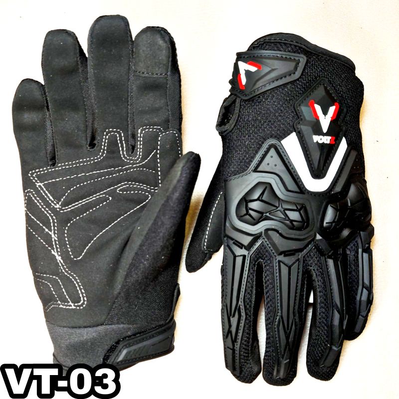 Sarung tangan Voltz VT-03 motor VT 03 Full Finger VT03 Jari Penuh Original