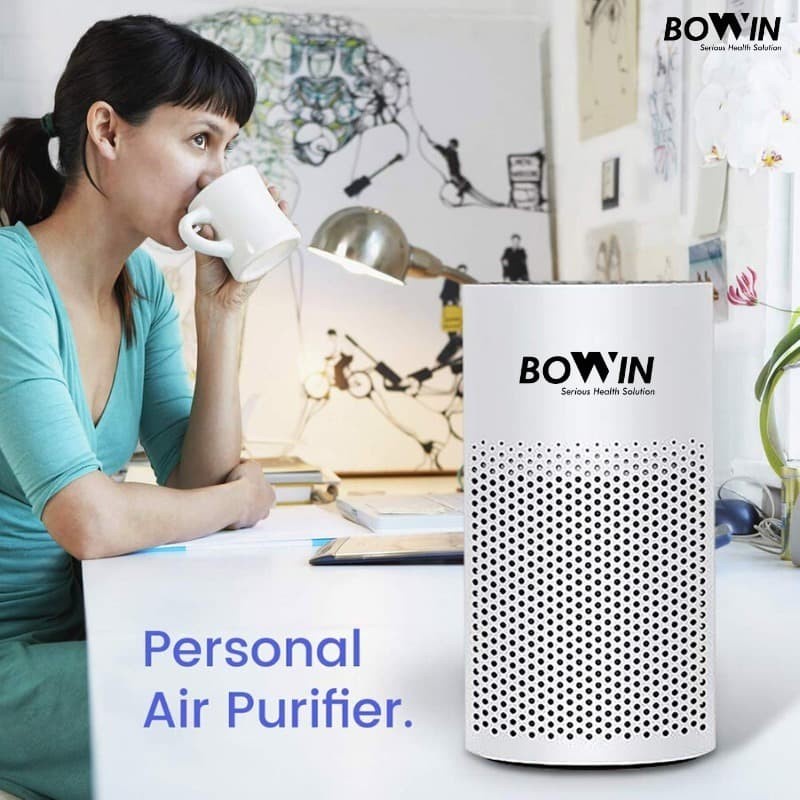 Bowin Air Purifier Oxy Mini Pro 3in1 True HEPA ANION Karbon Filter