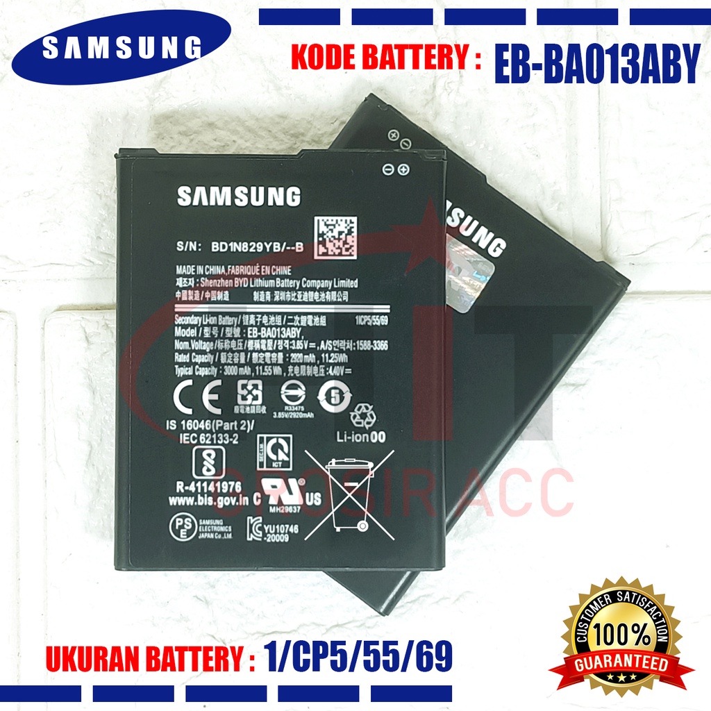 Battery Baterai For Samsung Galaxy A01 Core Kode EB-BA013ABY