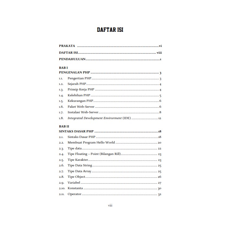 Buku Pemrograman Web Dengan Menggunakan Php Dan Framework Codeigniter Supono Shopee Indonesia