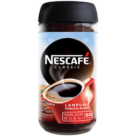 

NESCAFE Classic Kopi Instan Kopi Hitam 200g Jar