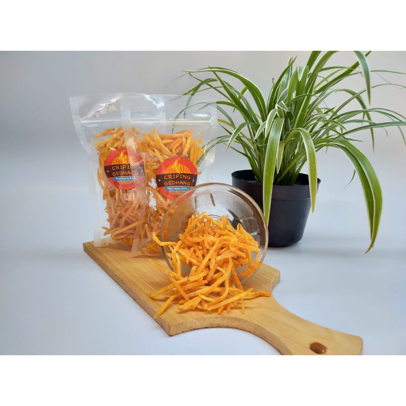 

Criping gedhang/kripik pisang lidi