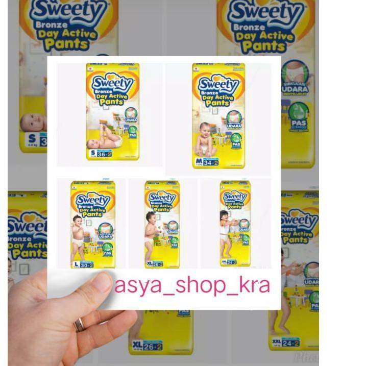 

Special diapers sweety bronze pants kuning S36, M34, L30, XL26, XXL24