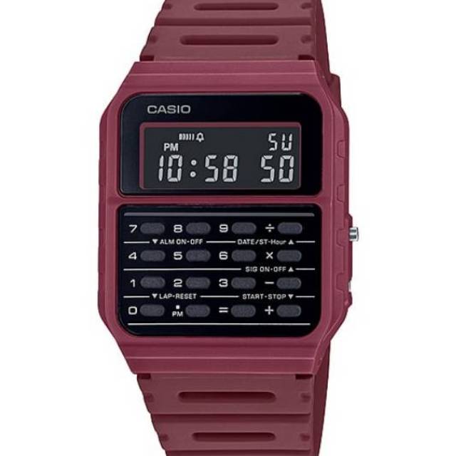 

JAM TANGAN CASIO CALCULATOR GENERAL CA-53WF-4 KALKULATOR CA53WF ORIGINAL