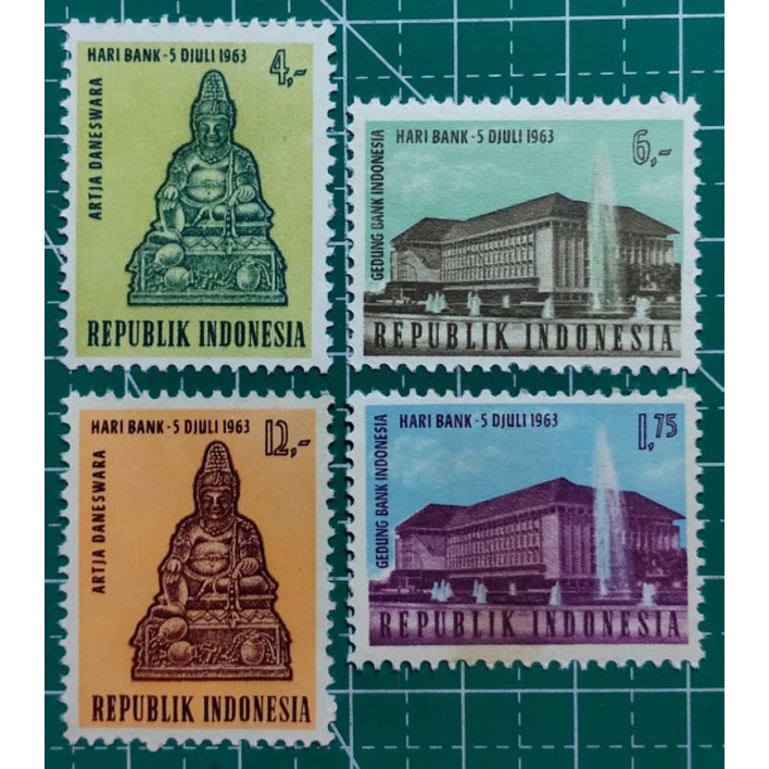 

Prangko Lawas Set Lengkap Hari Bank Thn 1963