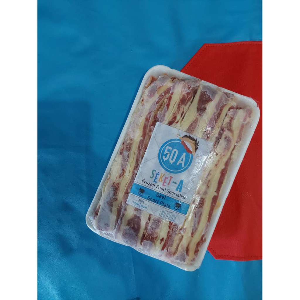 

U.S. Beef Short Plate Seket-A Wrap 500 gram