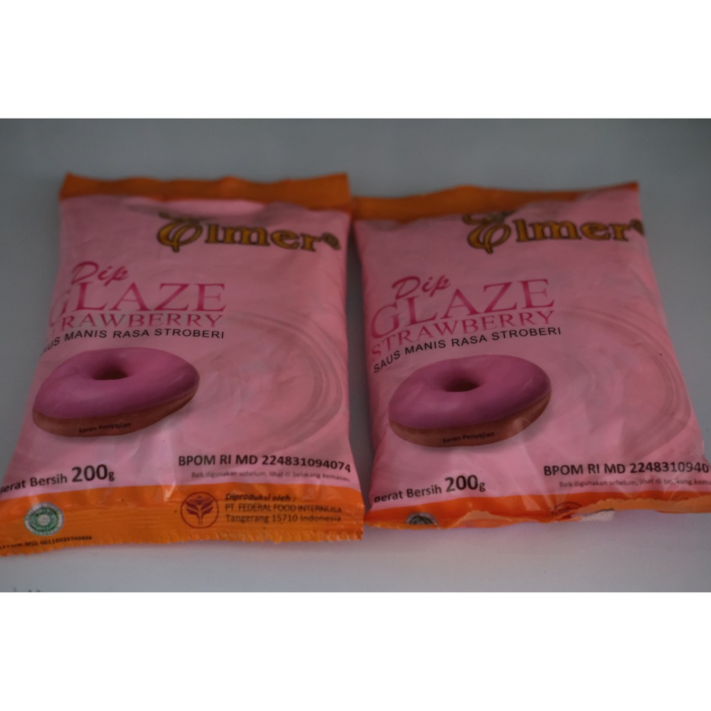 

DIP GLAZE ELMER STRAWBERRY CELUPAN DONAT 200gr