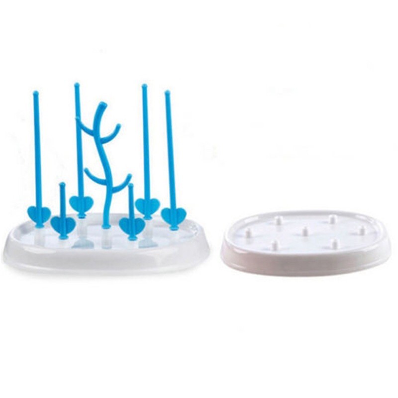 Rak pengering botol susu bayi baby bottle drying rack plastic
