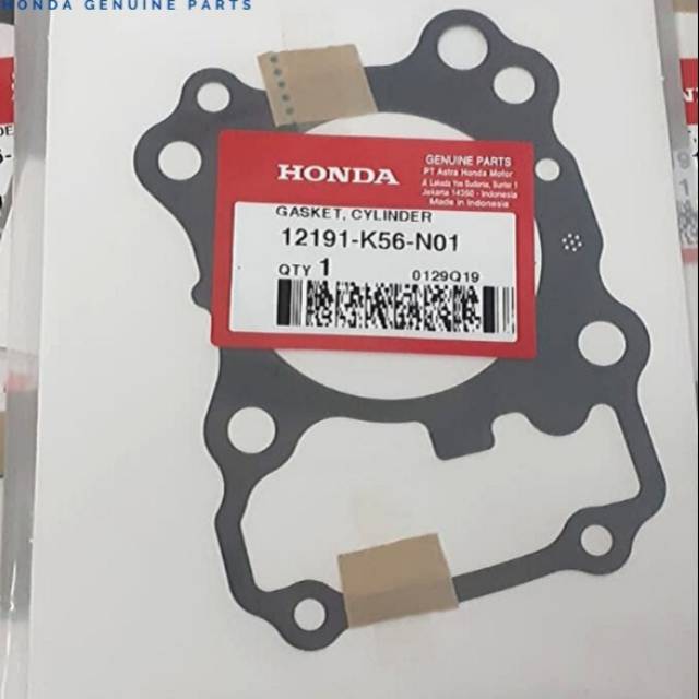 12191-K56-N01 PAKING CYLINDER NEW CB 150 LED, NEW SONIC 150, SUPRA GTR, NEW CBR150 12191K56N01