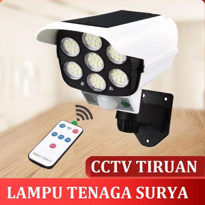 Jual LAMPU TENAGA SURYA / SOLAR CELL / TENAGA MATAHARI MODEL CCTV/ camera palsu Murah