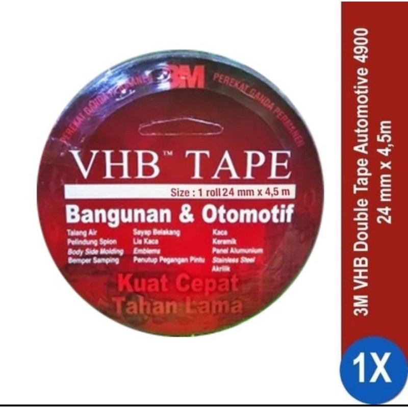 

Double tape VHB 3M uk 24 mm x 4.5 mtr original Double tape 3M