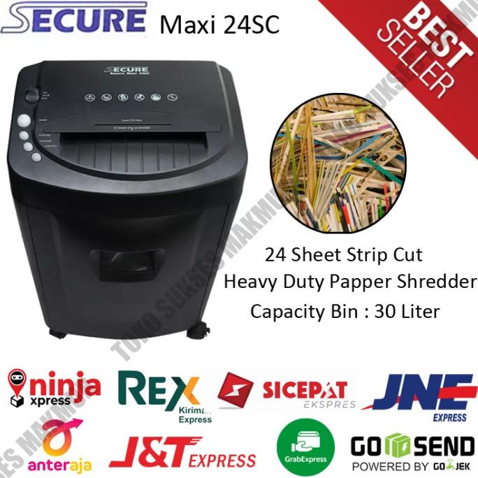 

SECURE MAXI 24SC - Mesin Penghancur Kertas / Paper Shredder