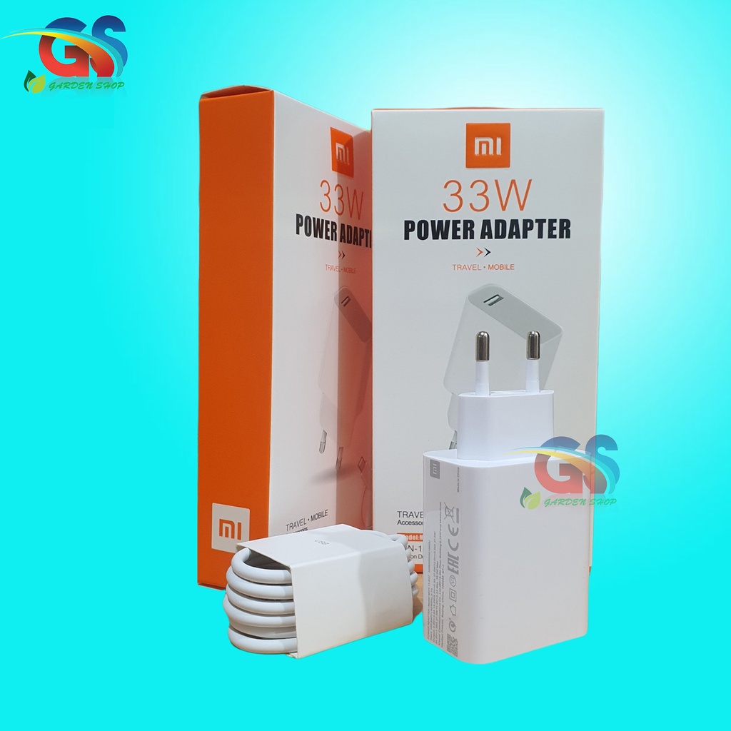 Charger Xiaomi Redmi Note 9 Pro / Note 10 Pro / Note 10S / Poco X3 NFC / Poco F3 27W &amp; 33W Original