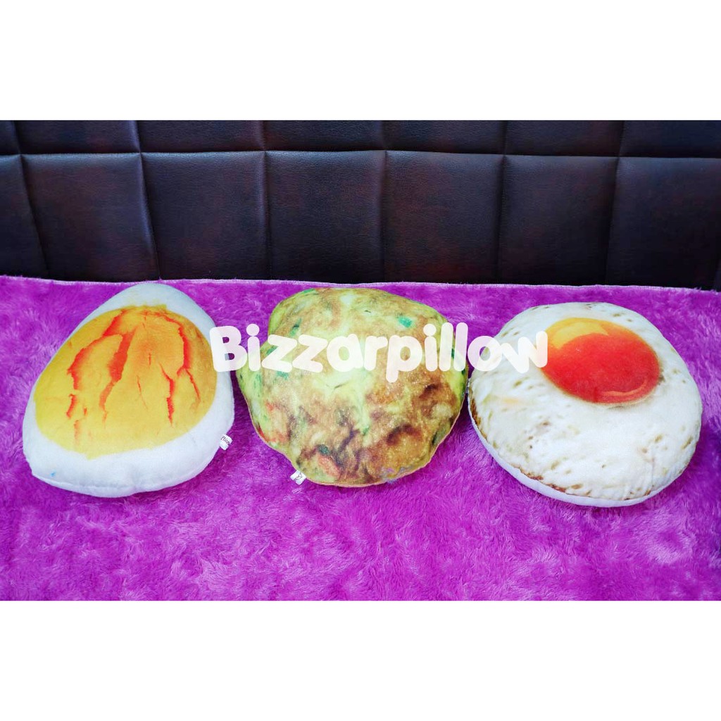 Bizzarpillow Bantal Motif Telur Telor Size M BZ061