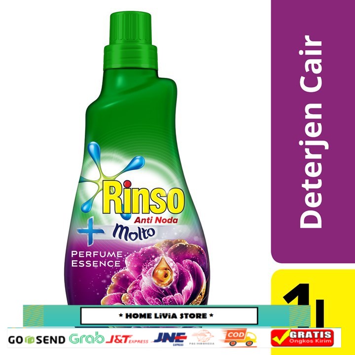 Rinso Molto Deterjen Cair Perfume Essence Liquid Botol 1 L