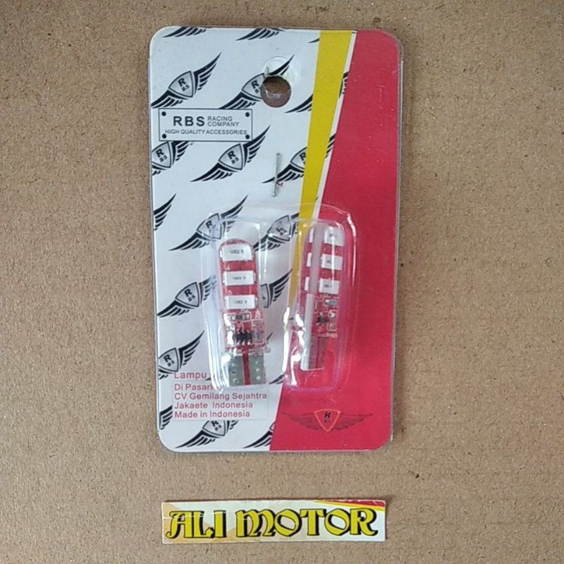 Lampu cumi kota jelly kedip flash 6 mata warna merah red