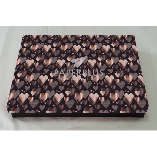 

Kotak Kado / Kotak Hadiah / Gift Box Pakaian B / Motif Hologram Love Cokelat