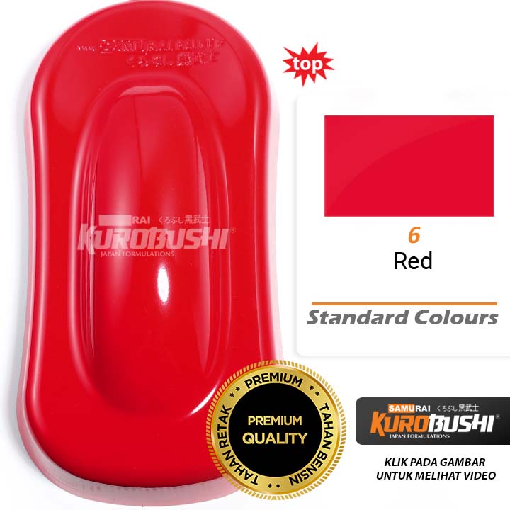 Samurai Paint Standard Red 6 Merah Solid #6