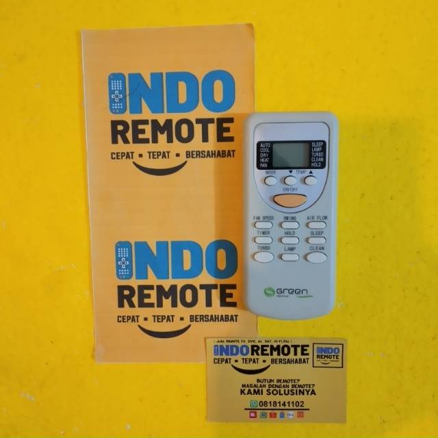 REMOTE AC GREEN ORIGINAL