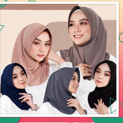 hijab Bergo  /Jibab Sport Murah /Jilbab Lycra Instan