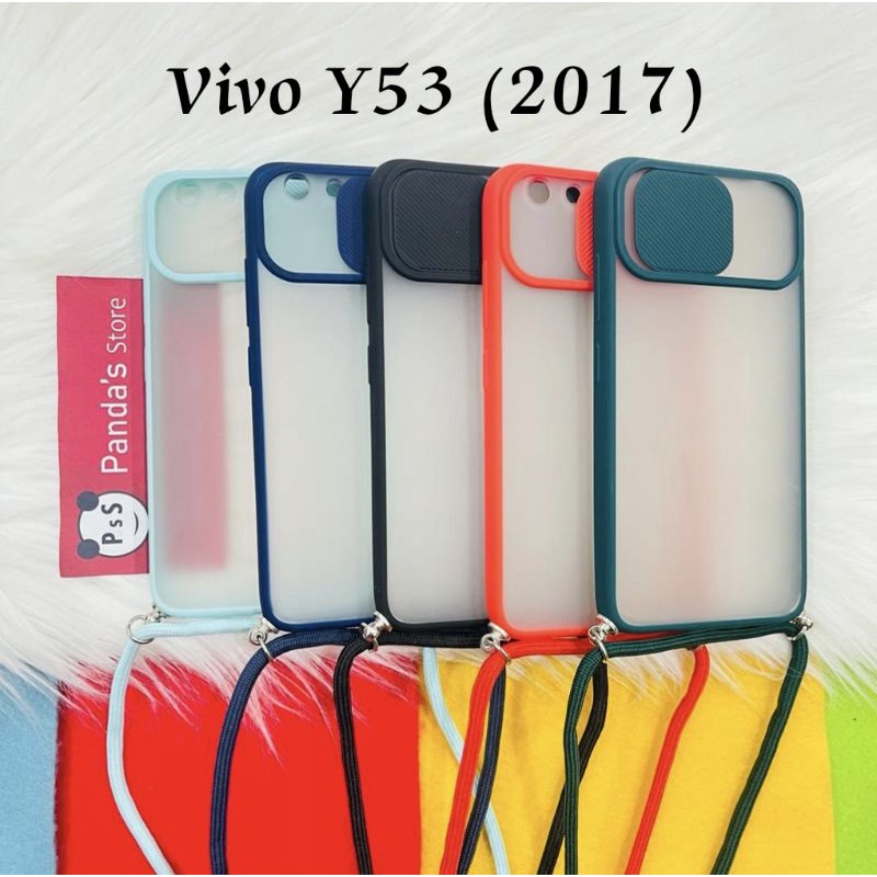 Vivo Y53 2017 Softcase dove sliding camera + Tali Laynard [Premium]