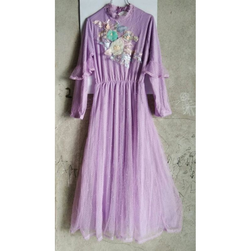 GAMIS IMPORT LILAC CETAAR FREE BELT MUTIARA